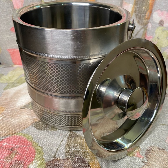 Il Mulino NY Small Ice Bucket Double Walled Stainless Steel India Nice Condition - Picture 1 of 7